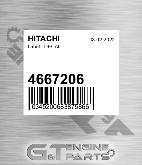 4667206 Label - DECAL