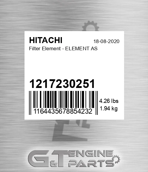 1217230251 Filter Element - ELEMENT AS