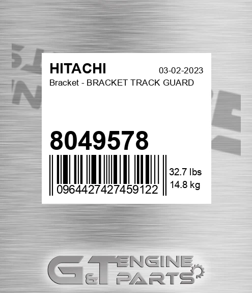 8049578 Bracket - BRACKET TRACK GUARD