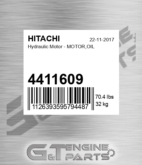 4411609 Hydraulic Motor - MOTOR,OIL