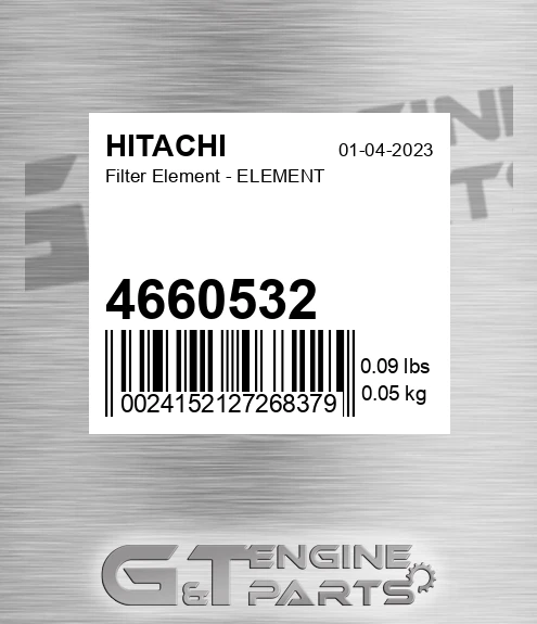 4660532 Filter Element - ELEMENT