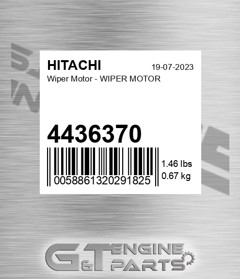 4436370 Wiper Motor - WIPER MOTOR