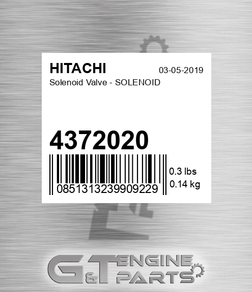 4372020 Solenoid Valve - SOLENOID