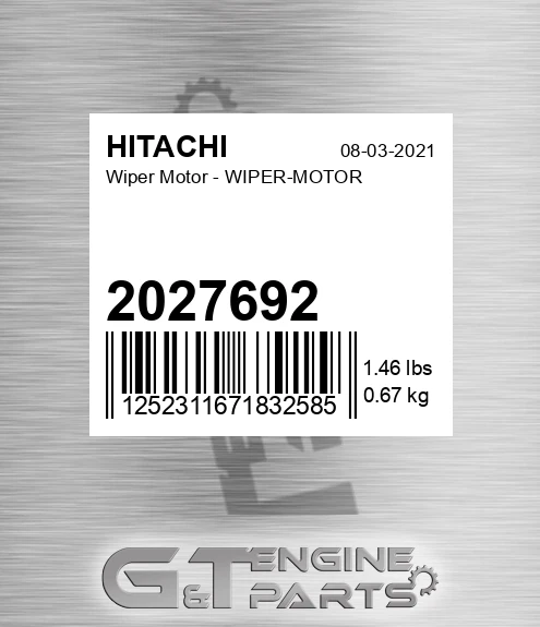 2027692 Wiper Motor - WIPER-MOTOR