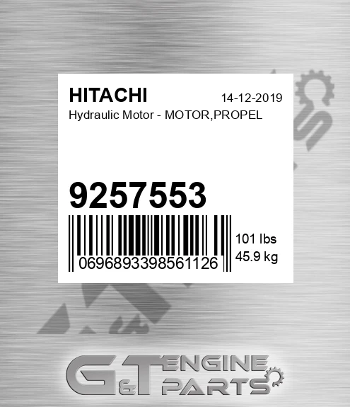 9257553 Hydraulic Motor - MOTOR,PROPEL