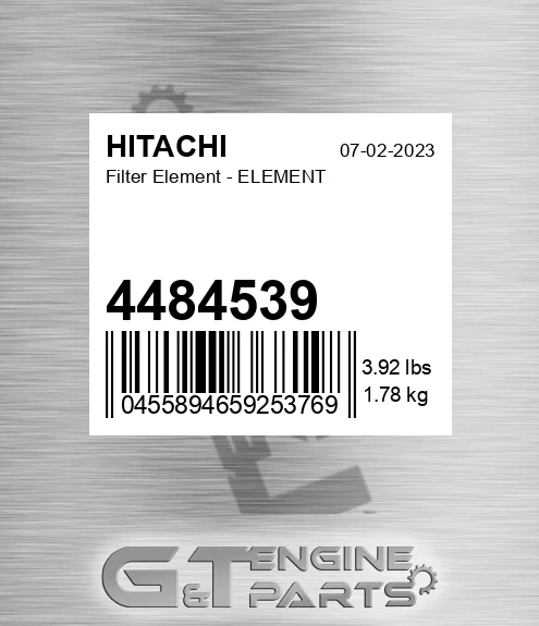 4484539 Filter Element - ELEMENT