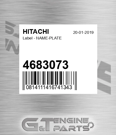 4683073 Label - NAME-PLATE