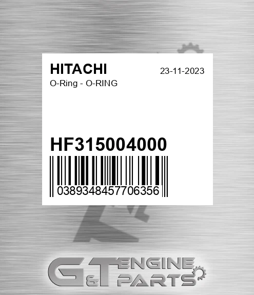 HF315004000 O-Ring - O-RING