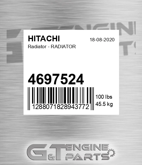 4697524 Radiator - RADIATOR