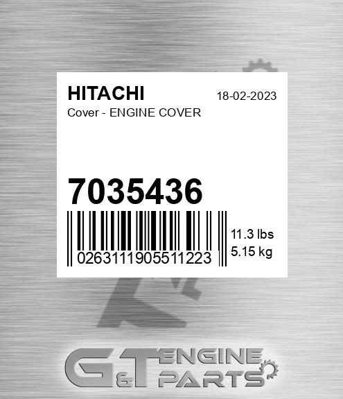 7035436 Cover - ENGINE COVER