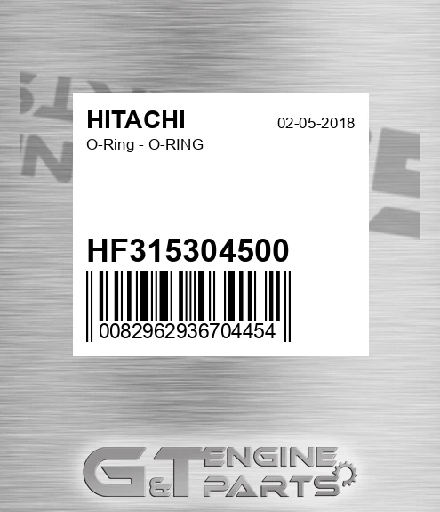 HF315304500 O-Ring - O-RING