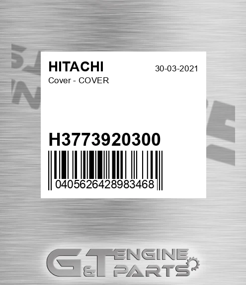 H3773920300 Cover - COVER