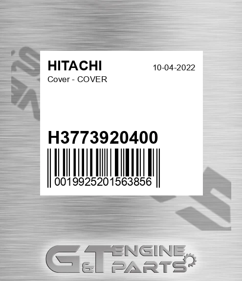 H3773920400 Cover - COVER