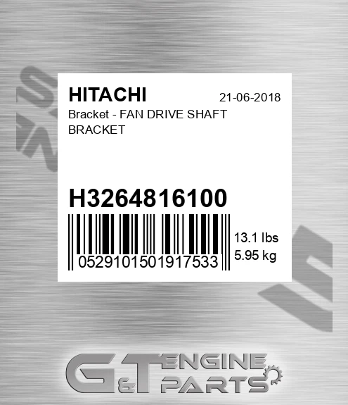 H3264816100 Bracket - FAN DRIVE SHAFT BRACKET