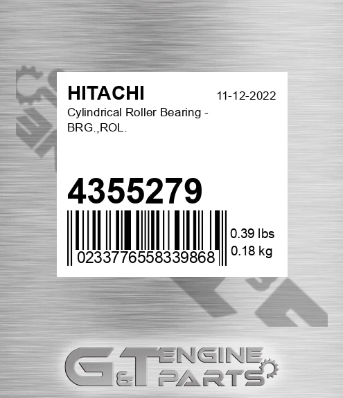 4355279 Cylindrical Roller Bearing - BRG.,ROL.