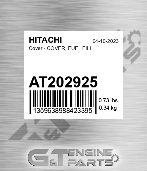 AT202925 Cover - COVER, FUEL FILL