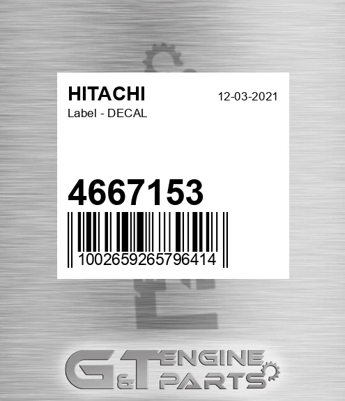 4667153 Label - DECAL