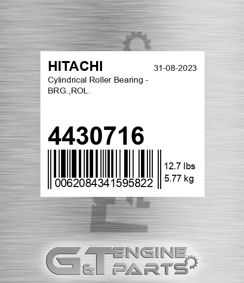 4430716 Cylindrical Roller Bearing - BRG.,ROL.