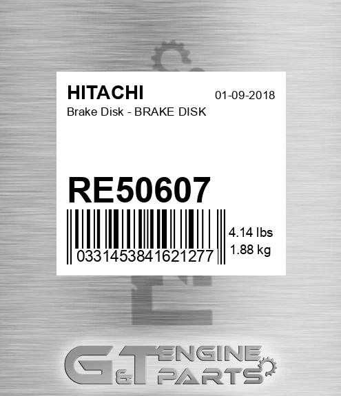 RE50607 Brake Disk - BRAKE DISK