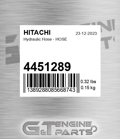 4451289 Hydraulic Hose - HOSE