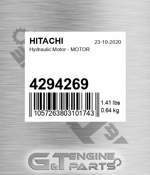 4294269 Hydraulic Motor - MOTOR