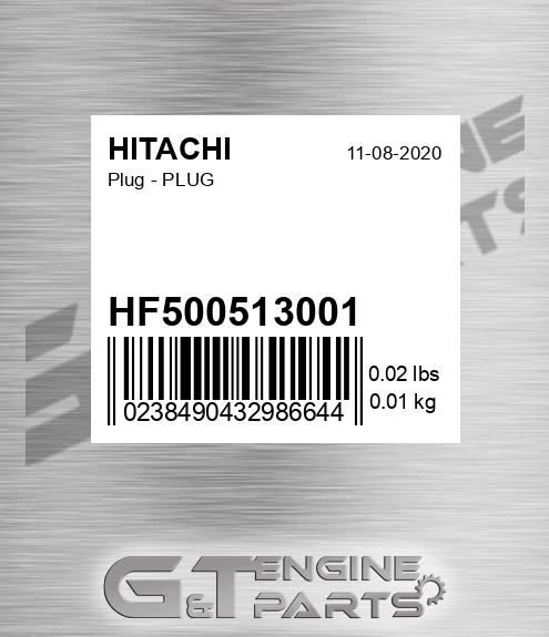 HF500513001 Plug - PLUG