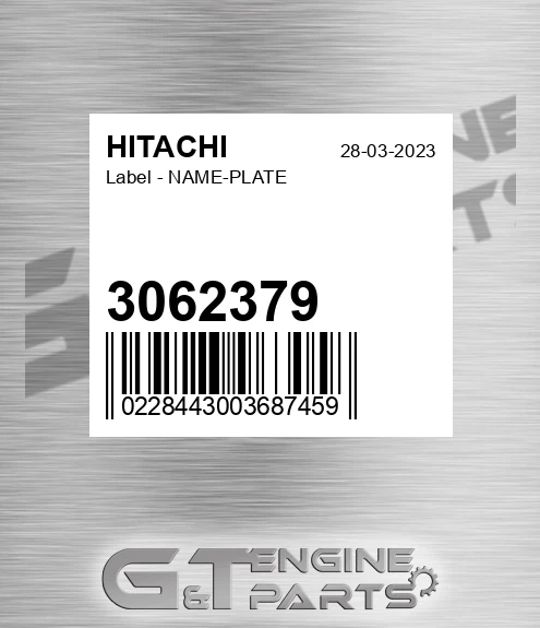 3062379 Label - NAME-PLATE