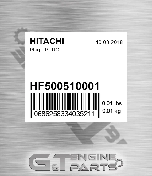 HF500510001 Plug - PLUG