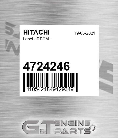 4724246 Label - DECAL