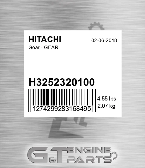 H3252320100 Gear - GEAR