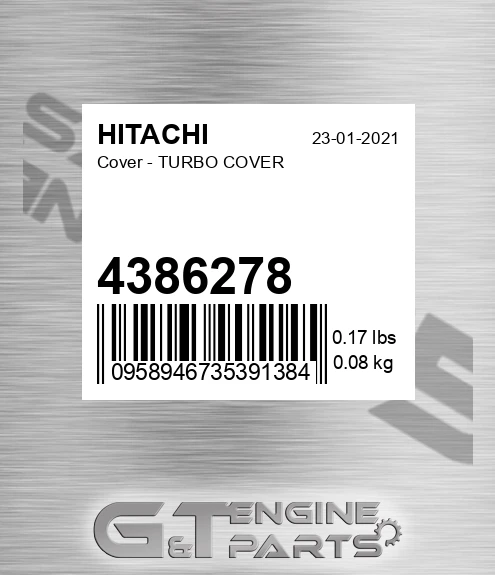 4386278 Cover - TURBO COVER