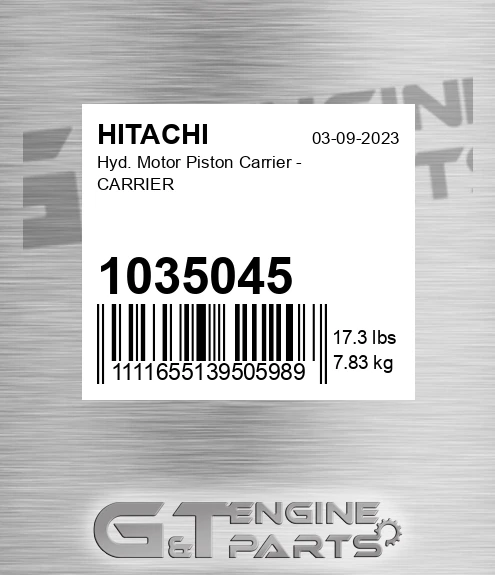 1035045 Hyd. Motor Piston Carrier - CARRIER