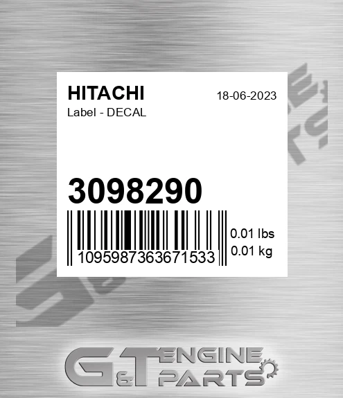 3098290 Label - DECAL