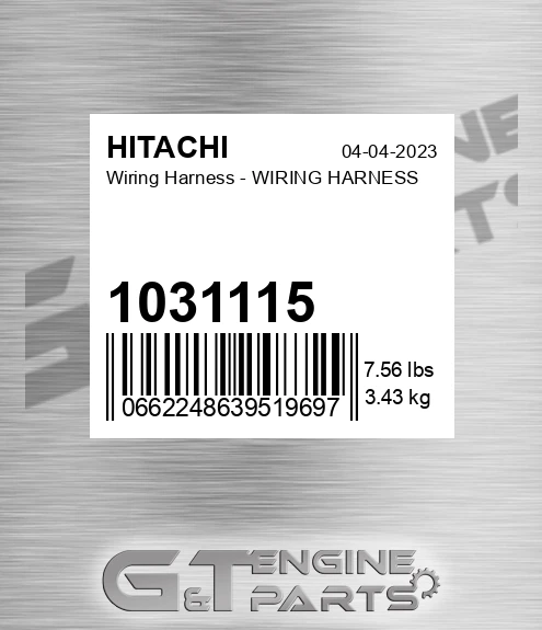 1031115 Wiring Harness - WIRING HARNESS