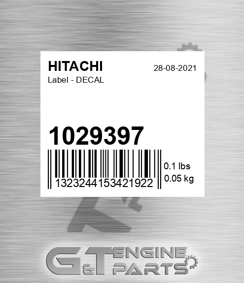 1029397 Label - DECAL