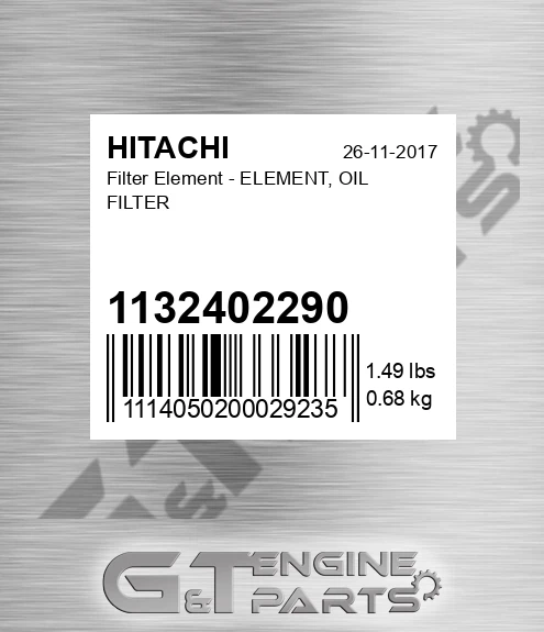 1132402290 Filter Element - ELEMENT, OIL FILTER