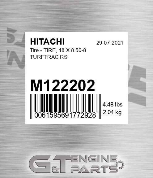 M122202 Tire - TIRE, 18 X 8.50-8 TURFTRAC RS