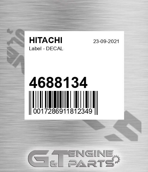4688134 Label - DECAL