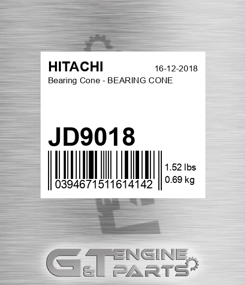 JD9018 Bearing Cone - BEARING CONE