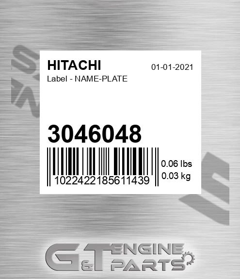 3046048 Label - NAME-PLATE
