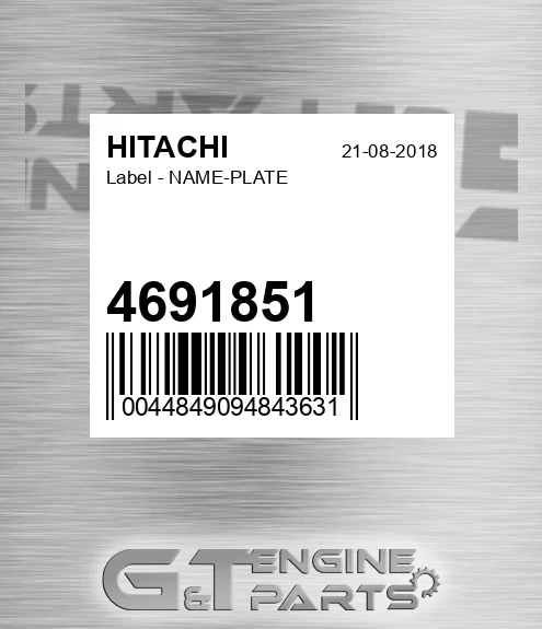 4691851 Label - NAME-PLATE