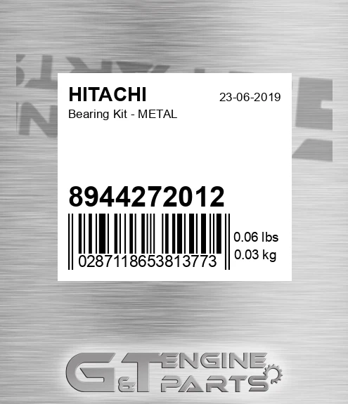 8944272012 Bearing Kit - METAL
