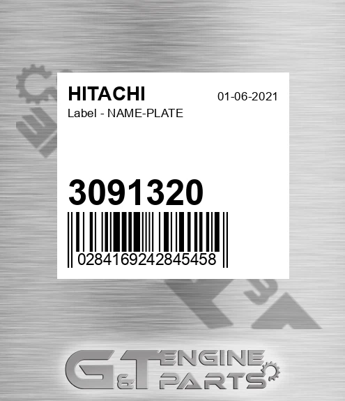 3091320 Label - NAME-PLATE