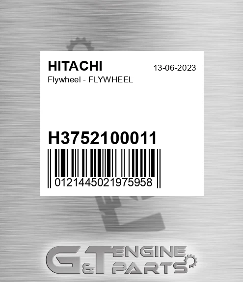 H3752100011 Flywheel - FLYWHEEL