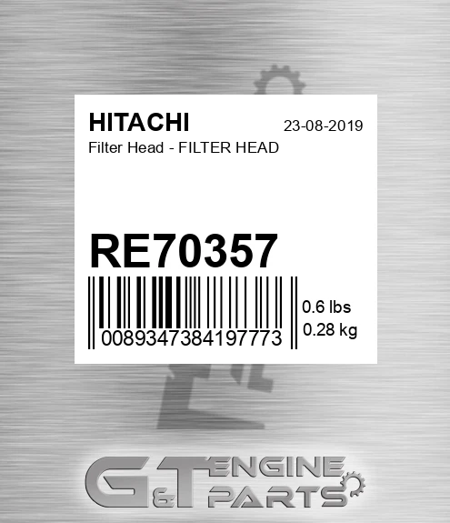 RE70357 Filter Head - FILTER HEAD