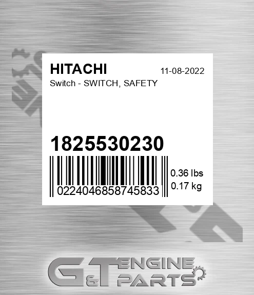 1825530230 Switch - SWITCH, SAFETY