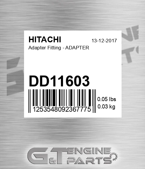 DD11603 Adapter Fitting - ADAPTER