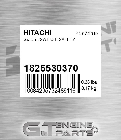 1825530370 Switch - SWITCH, SAFETY