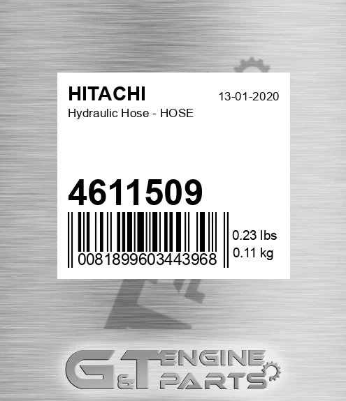 4611509 Hydraulic Hose - HOSE