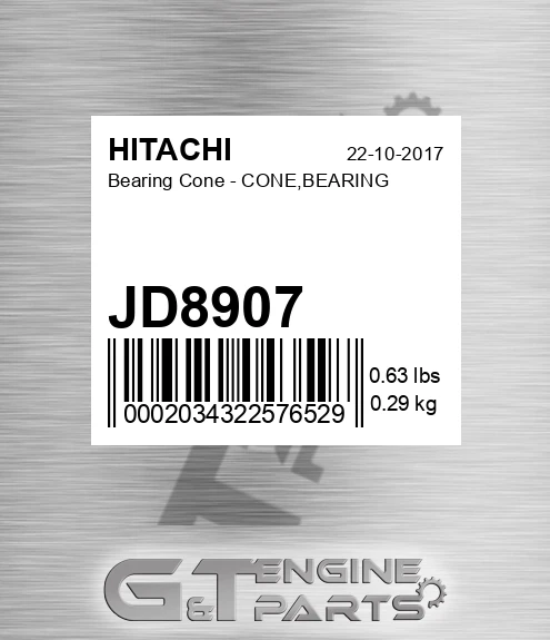 JD8907 Bearing Cone - CONE,BEARING
